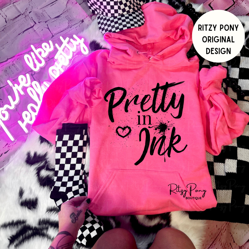 Pretty in Ink Hoodie