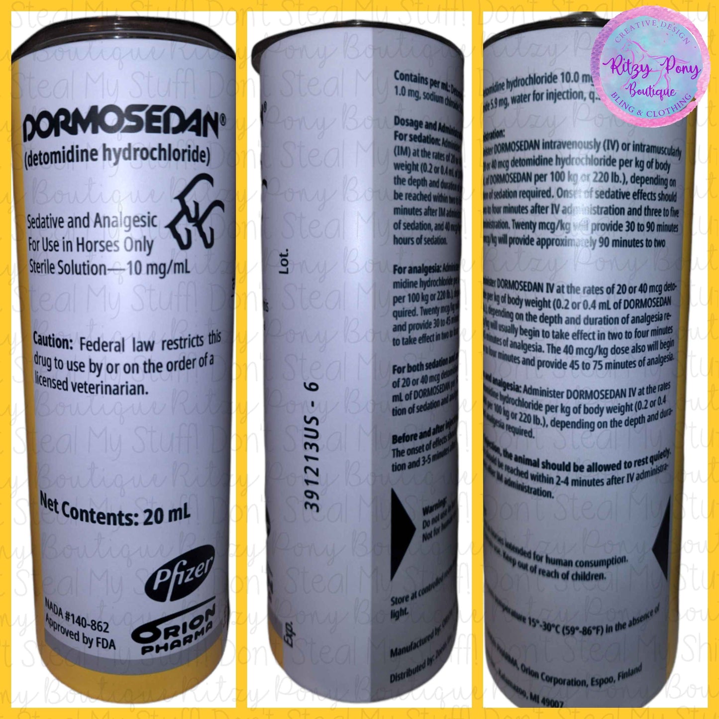 DORMOSEDAN TUMBLER - The Ritzy Pony Boutique
