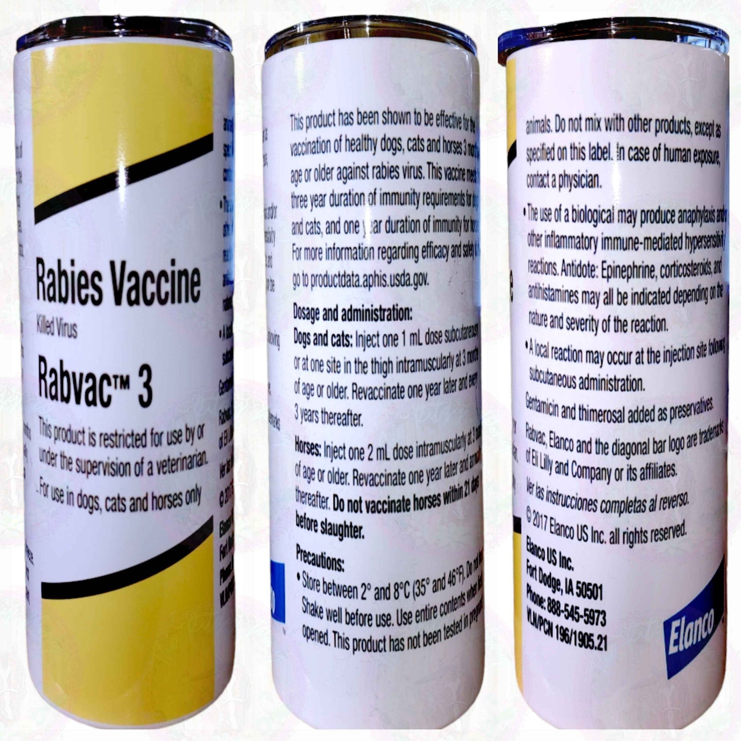 NOVELTY Rabies Tumbler