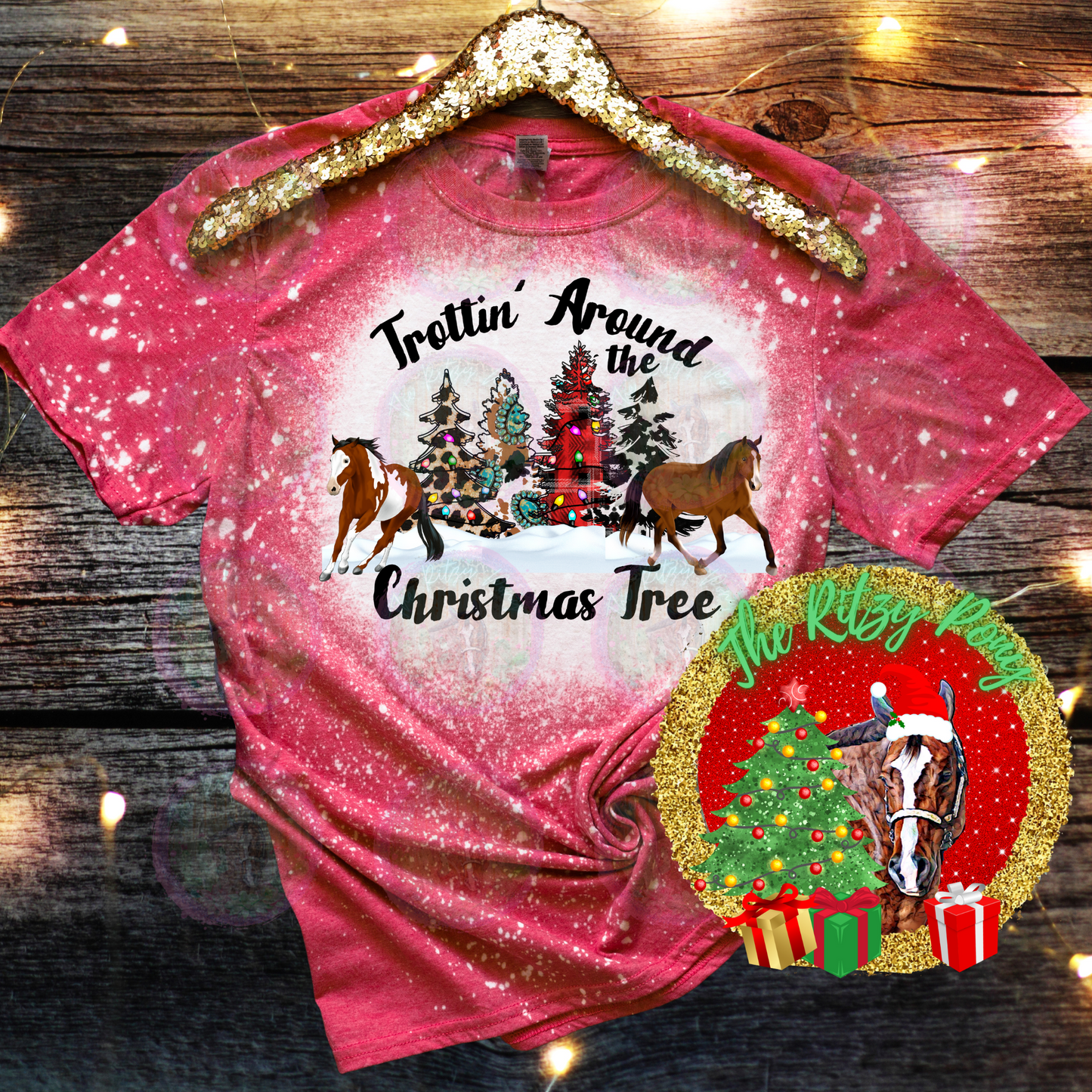 Trottin' Around the Christmas Tree Shirt