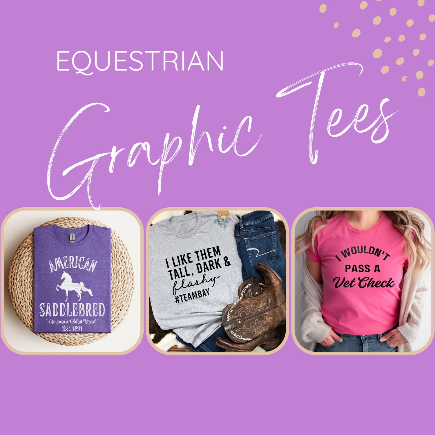 Equestrian Graphic Tees