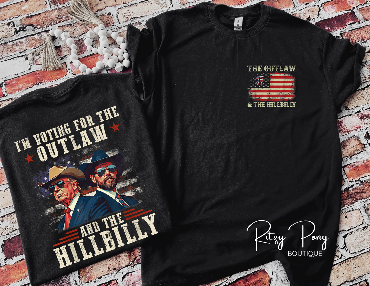 OUTLAW -HILLBILLY TRUMP VANCE TEE