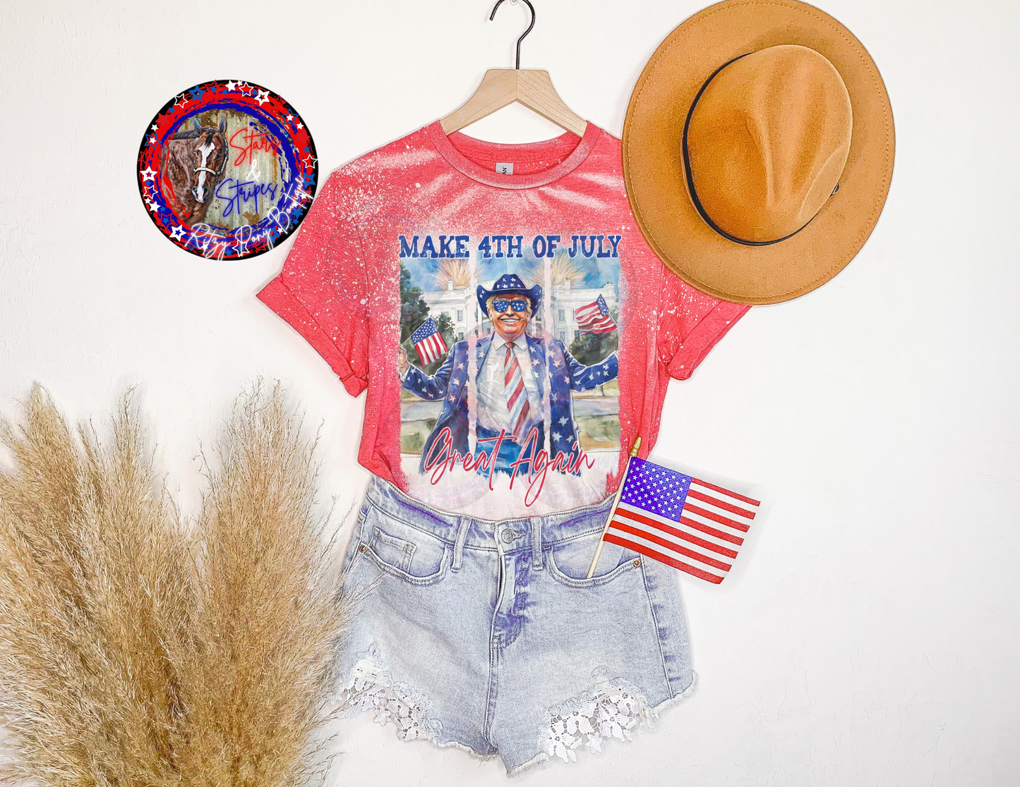 Make 4th of July Great Again Trump Shirt