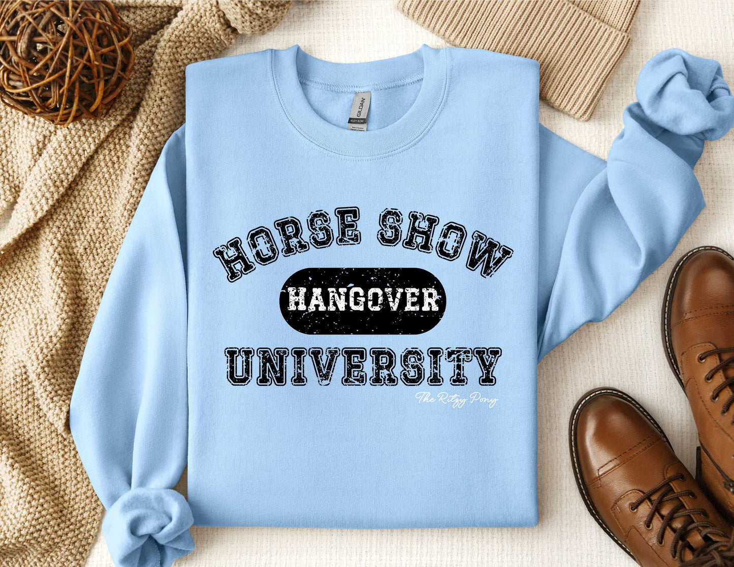 Horse Show Hangover University Sweatshirt