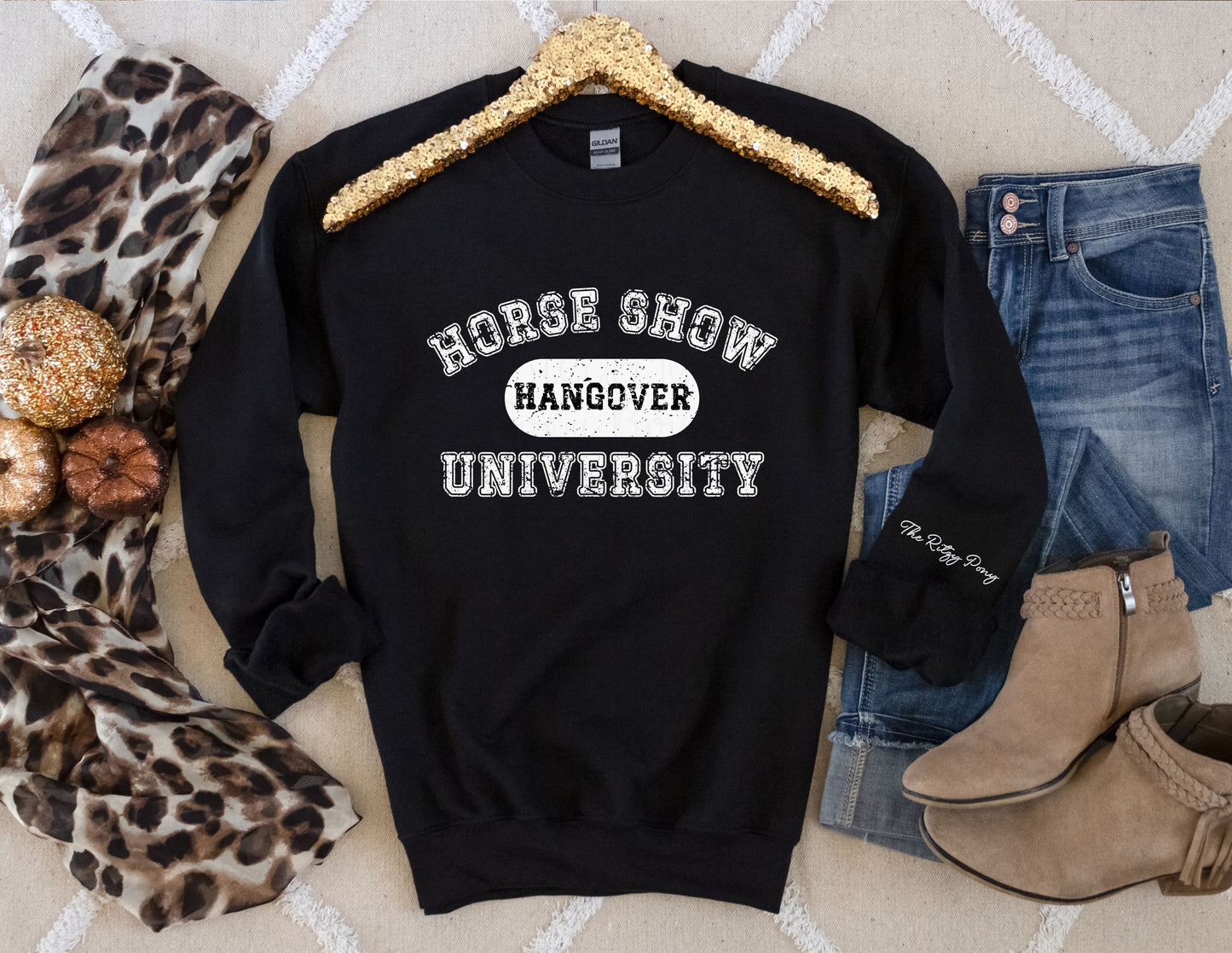 Horse Show Hangover University Sweatshirt