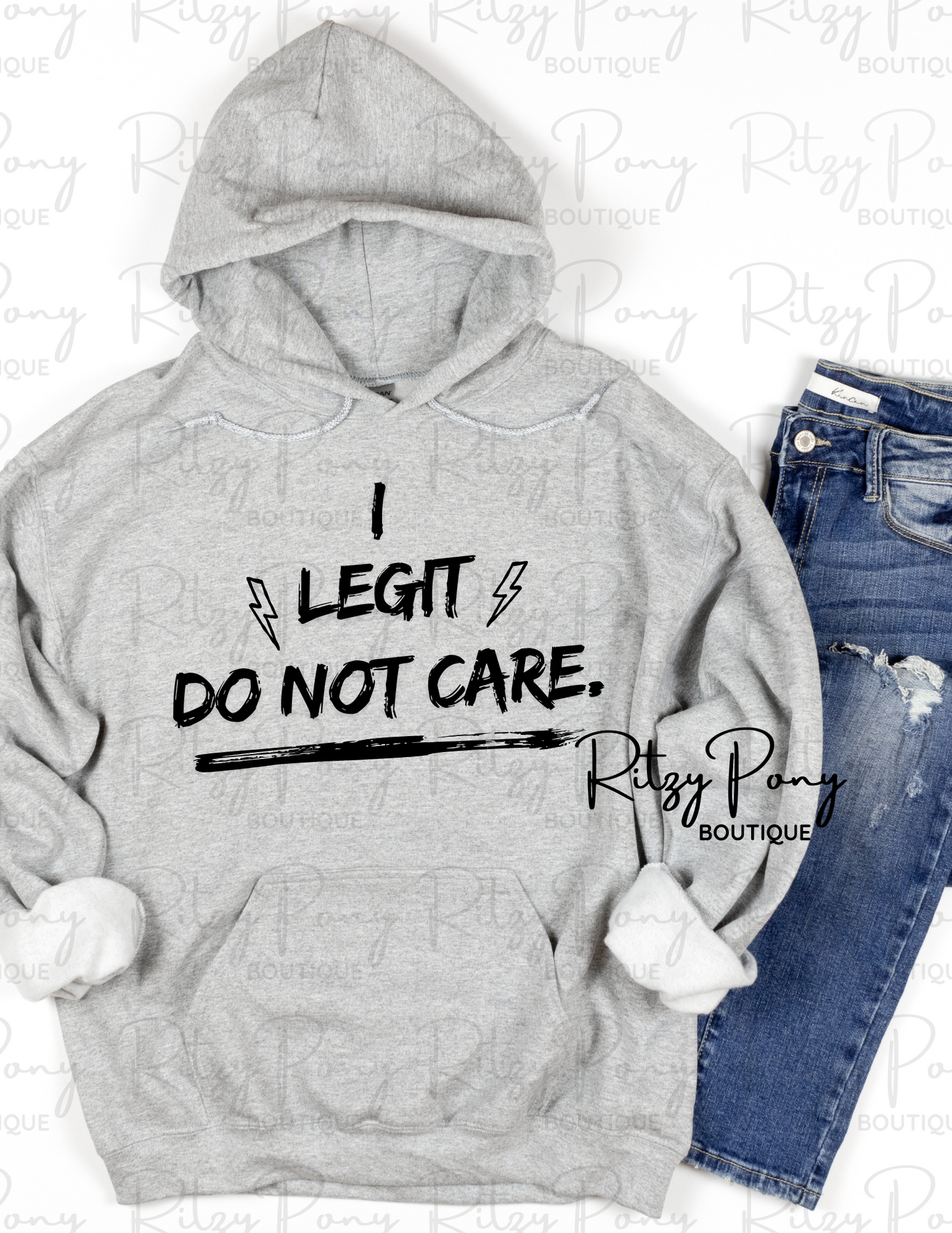 Legit Do Not Care Hoodie