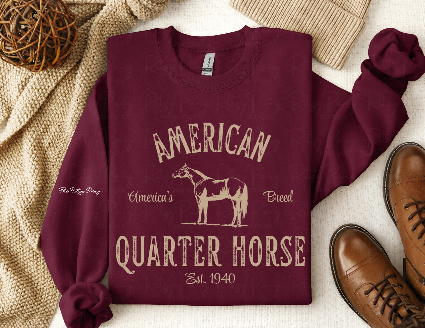 American Quarter Horse Sweatshirt