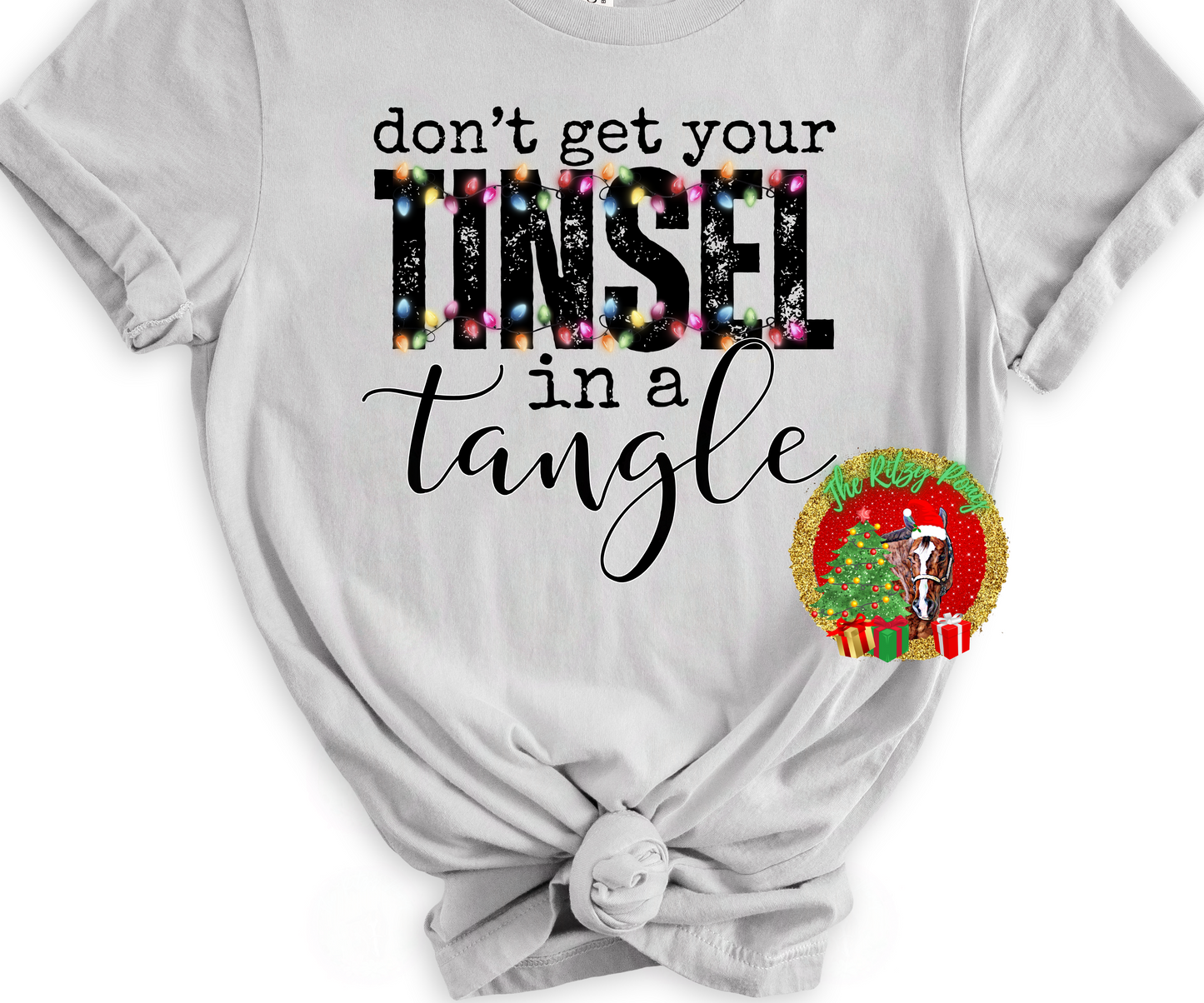 Tinsel Tangle Christmas T-shirt