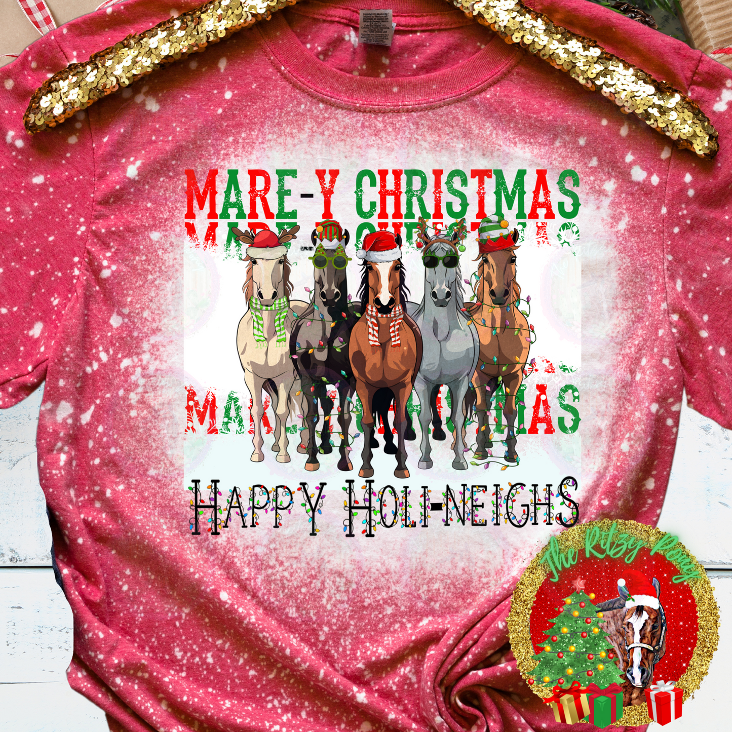 Mare-Y Christmas & Happy Holi-Neighs Shirt
