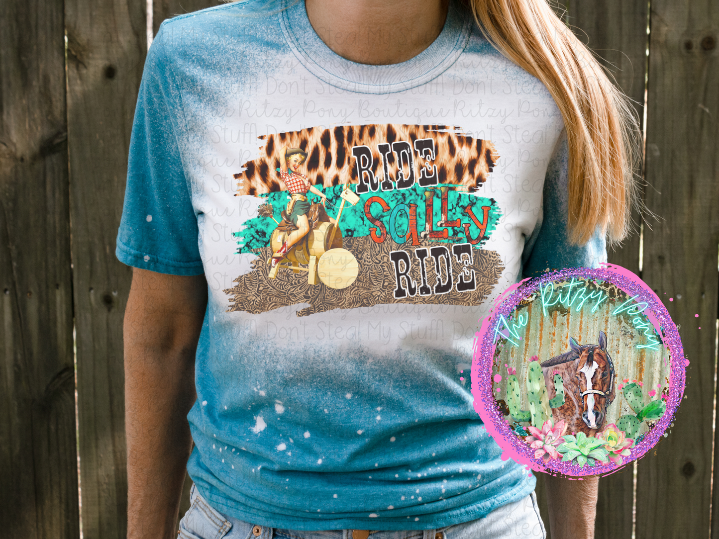 Ride Sally Ride Graphic Tshirt