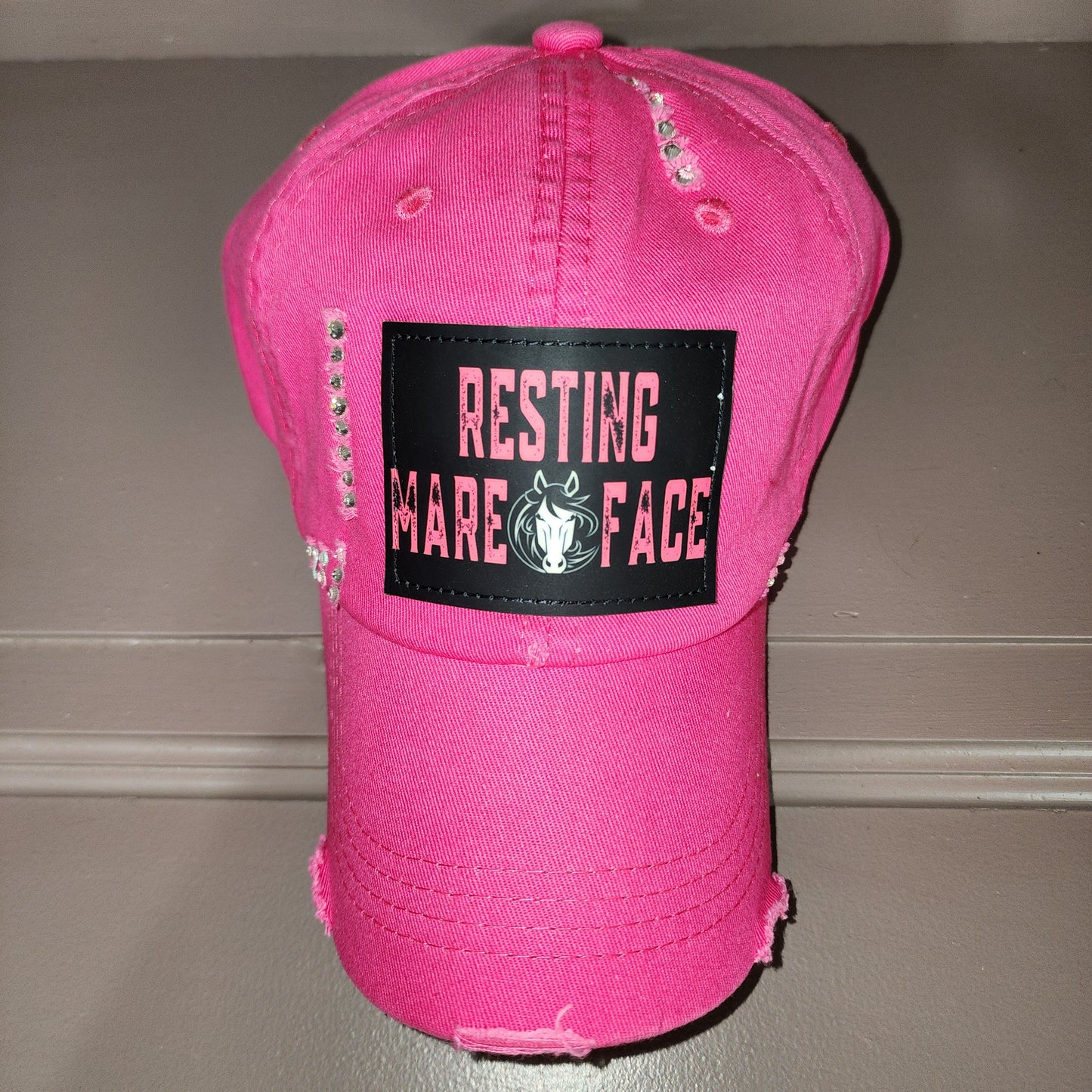 Resting Mare Face Patch Hat