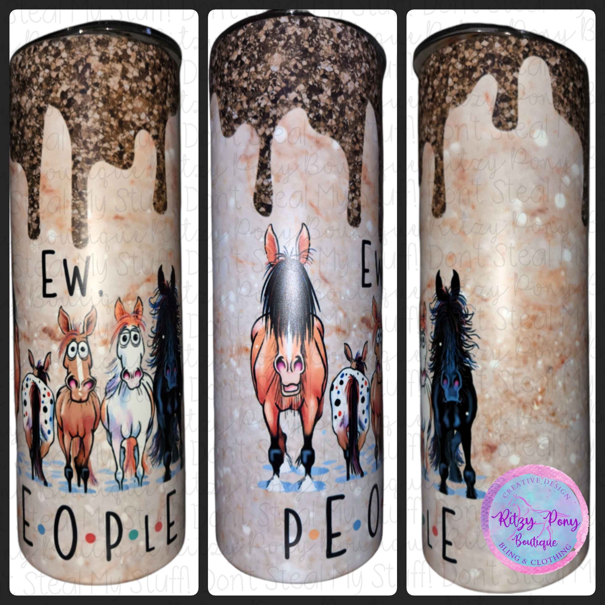 EW PEOPLE Horse Tumbler - The Ritzy Pony Boutique
