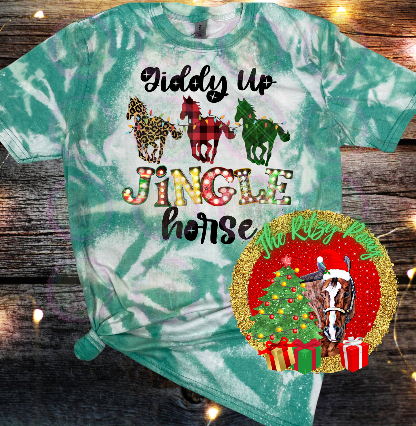 Giddy Up Jingle Horse Christmas Shirt