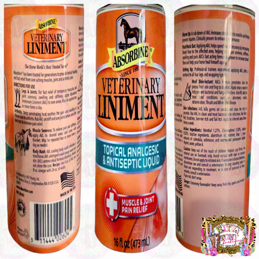 Liniment Novelty Tumbler